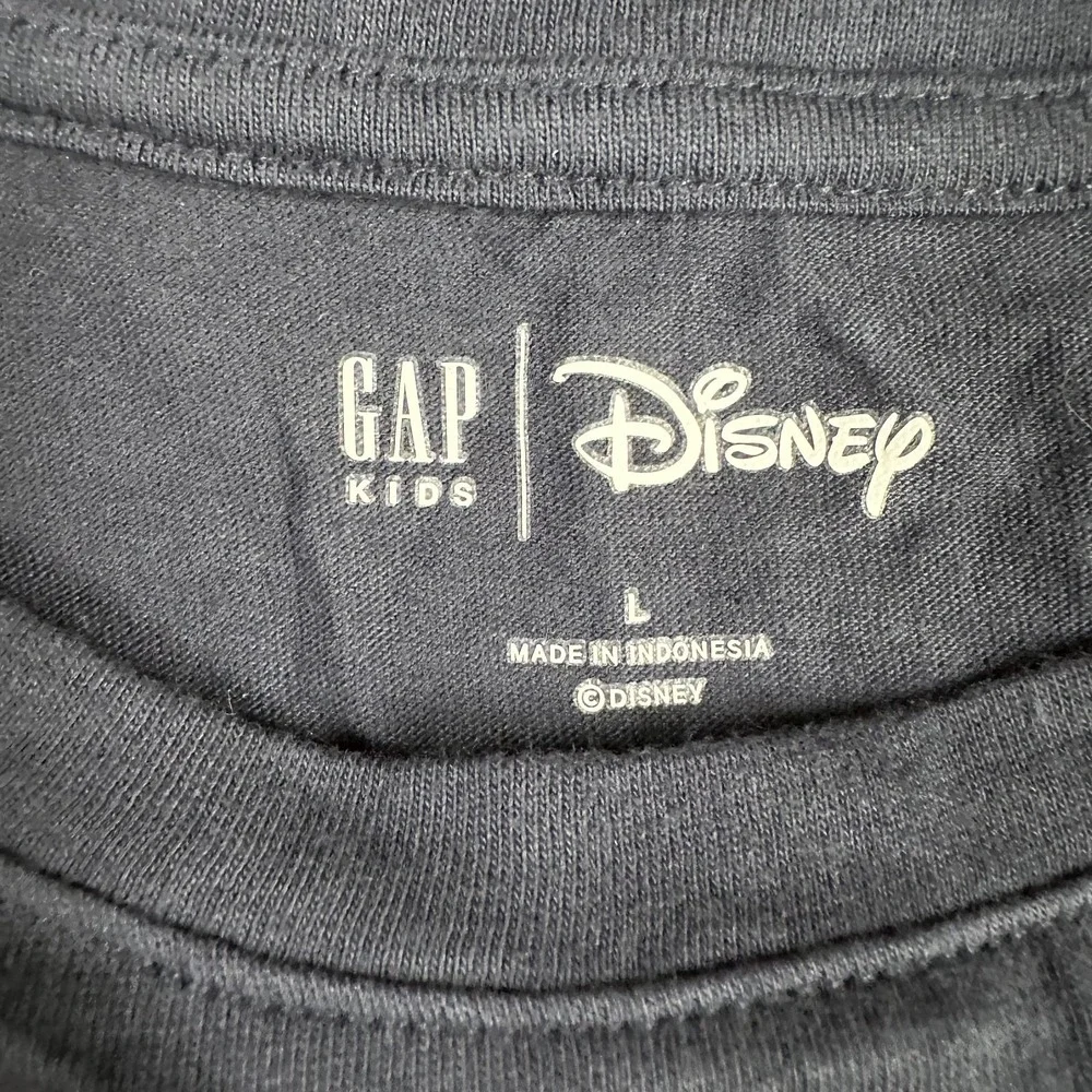 Gap Disney Shirt Girls Large 10 Navy Blue Watermelon Mickey Mouse Tee Kids NWT